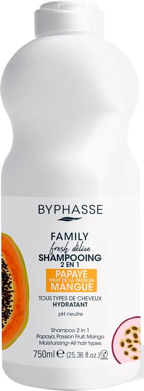 Шампунь Byphasse Family Fresh Delice 2in1, 750 мл