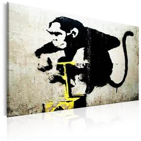 Reprodukcija Artgeist Monkey Detonator by Banksy, 30 cm x 20 cm
