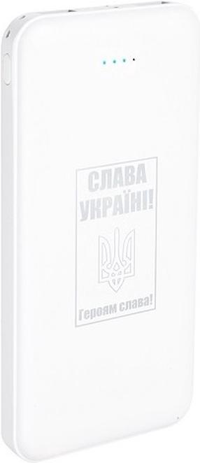 Зарядное устройство - аккумулятор Power Plant PB930296, 10000 мАч, 10 Вт, белый цв.