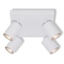 Šviestuvas nukreipiamasis Osram Plate, GU10, 4 x 6 W, balta sp. / balta sp.