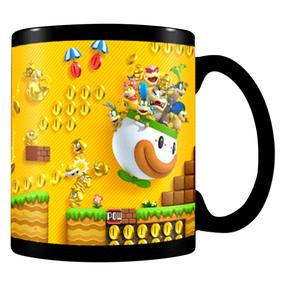 Krūzīte Pyramid International Super Mario Gold Coin Rush, melna krās., 315 ml