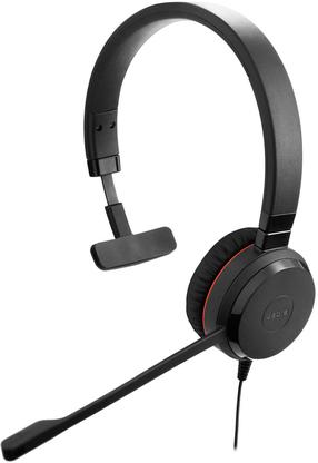 Vadu austiņas Jabra Evolve 30 II MS Mono, melna krās.