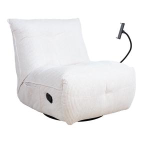 Atgāžamie krēsli Home4you Win-Win, balta krās., 95 cm x 80 cm x 90 cm