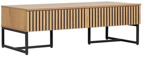 Kafijas galdiņš Home4you Hampton, ozola krās., 120 cm x 60 cm x 40 cm