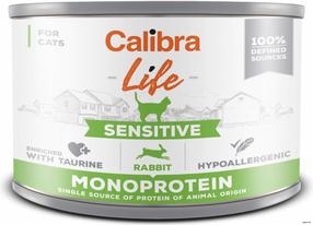 Kassi märgtoit Calibra Life Sensitive, küülikuliha, 0.2 kg