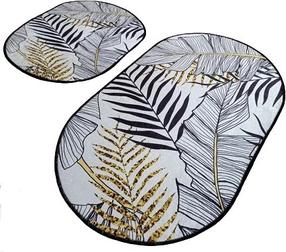 Vonios kilimėlių rinkinys Foutastic Herbal 359CHL4510, įvairių spalvų, 100 cm x 60 cm