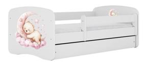 Vaikiška lova Kocot Kids Dream, balta sp., 70 x 140 cm, su patalynės dėže, be čiužinio