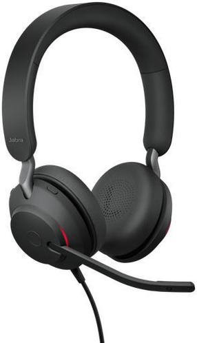 Vadu austiņas Jabra Evolve2 40, melna krās.