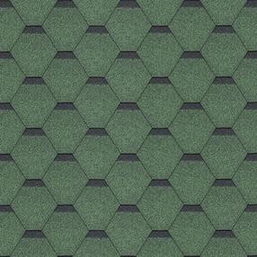 Bituminės čerpės Timbela H-GREEN, žalia sp.