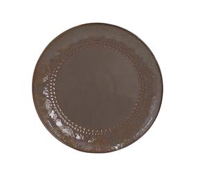Šķīvis pusdienu Domoletti Brown arabic, Ø 26.6 cm, brūna krās.