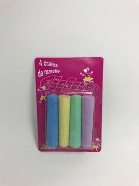 Kriidid Fluorescent Chalk, 4 tk