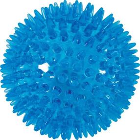 Žaislas šuniui, kamuoliukas Zolux TPR Pop, Ø 8 cm, mėlyna sp., 8 cm