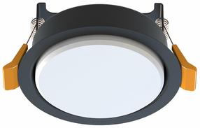 Įmontuojamas šviestuvas lubų Nowodvorski Uno S, GX53, juodas