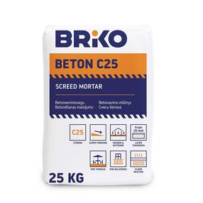 Betons Briko C25, remonta, 25 kg
