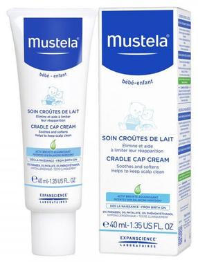 Beebikreem Mustela Cradle Cap Cream, 40 ml