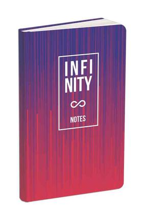 Piezīmju grāmatiņa Lastva Infinity, rūtiņu, A6, 96 lapas, Rozā krās.