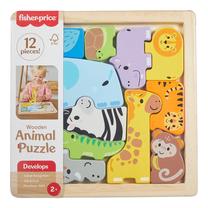 Edukacinė dėlionė, gyvūnai Mattel Fisher Price, įvairių spalvų
