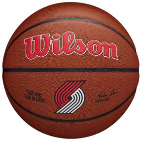 Krepšinio kamuolys Wilson Team Alliance Portland Trail Blazers, 7 dydis, balta sp./juoda sp./raudona sp.