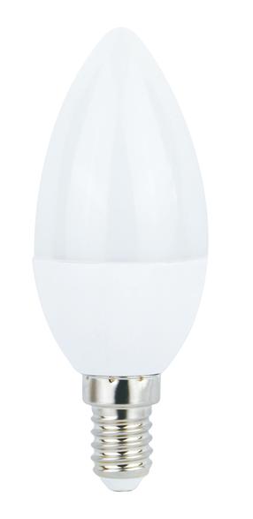 Spuldze Okko LED, C37, 3000 °K, E14, 6 W, 510 lm