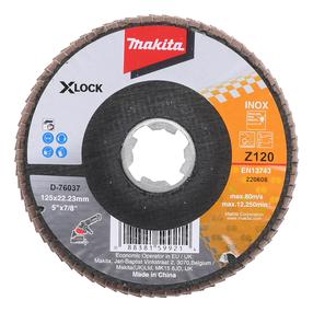 Žiedlapinis šlifavimo diskas Makita D-76037, 125 mm x 22.23 mm