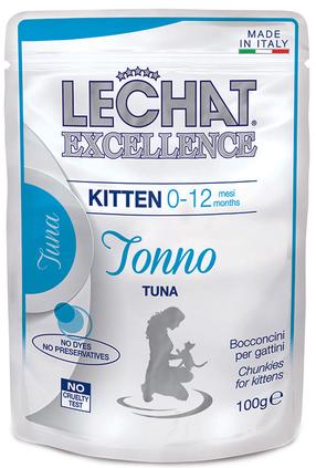 Šlapias kačių maistas Monge Lechat Excellence, žuvis, 0.1 kg