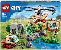 Konstruktorius LEGO City Laukinės gamtos gelbėtojų operacija 60302, 525 vnt.