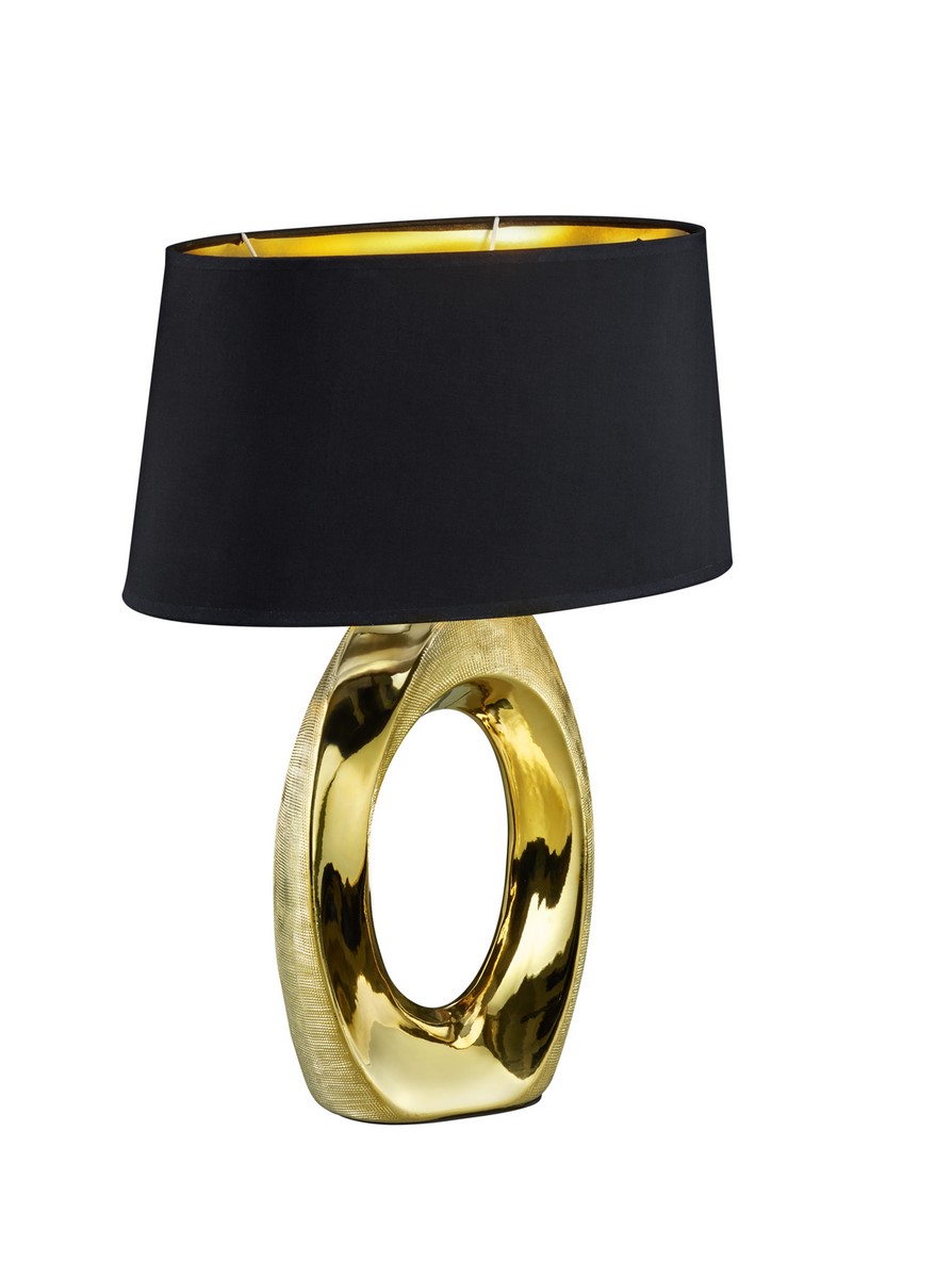 Laualambid Reality Taba, E27, 60W, must v./kuldne v.