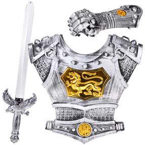 Bruņinieka komplekts Weapons Series Sudraba krās.