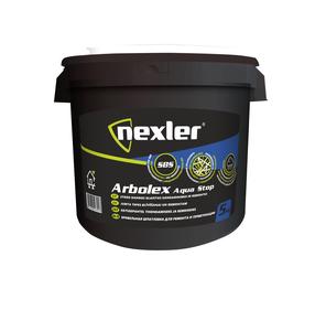 Bituminė mastika Nexler Arbolex Aqua Stop, 5 kg, juoda sp.
