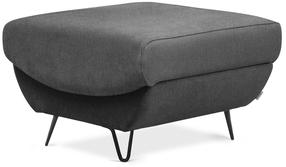 Pufas Silva Poco 10, juoda sp., 67 cm x 67 cm x 42 cm