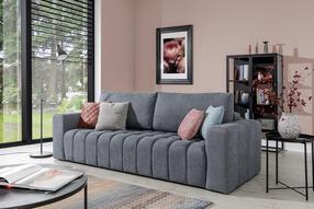 Sofa Lazaro Primo 89, pilka sp., 97 x 247 cm x 92 cm