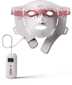 LED-терапевтическая маска Renpho Artemis Blush PEU-E100B-1, белый цв., 29 см x 25 см
