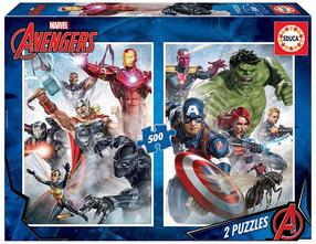 Puzle Educa Avengers 11ED17994, 34 cm x 48 cm, 1000 gab., daudzkrāsaina
