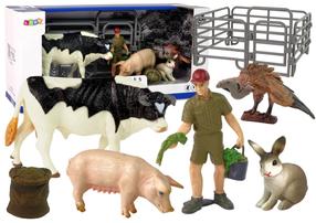 Набор фигурок Lean Toys The Worl Of Animals, 6 шт., многоцветный