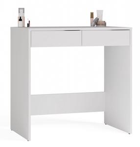 Kosmetinis staliukas Marina 2S, balta sp., 80 cm x 50 cm x 81 cm