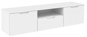 TV staliukas Forte Sienna, balta sp., 41.6 cm x 169.8 cm x 43.3 cm