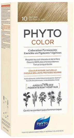 Juuksevärv Phyto Phytocolor, extra light blonde v., 10, 112 ml