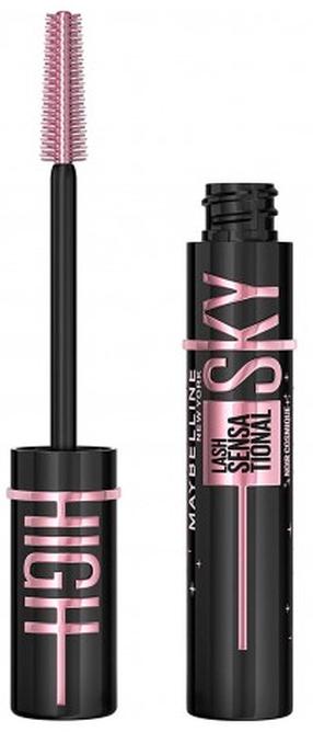 Blakstienų tušas Maybelline Lash Sensational Sky High, 7.2 ml, kosminė juoda sp. cosmic black