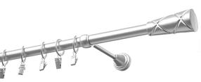 Karnīze Olimp Genua, 150 cm, Ø 19 mm, matēta hroma цв.