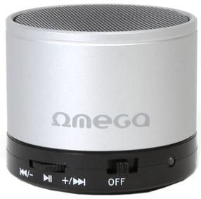 Беспроводной динамик Omega OG47B, серебристый цв., 3 Вт