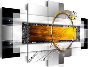 Akrüülklaasi reproduktsioon Artgeist Golden Shot, 40 cm x 100 cm