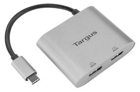 Adapteris Targus USB-C Dual Video Adapter USB-C, HDMI, plieno sp.