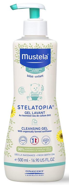 Dušo želė Mustela Stelatopia, 500 ml