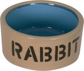 Grauzēju bļoda Zolux Rabbit Rabbit, 11.5 cm x 11.5 cm x 5.5 cm, zila krās./brūna krās.