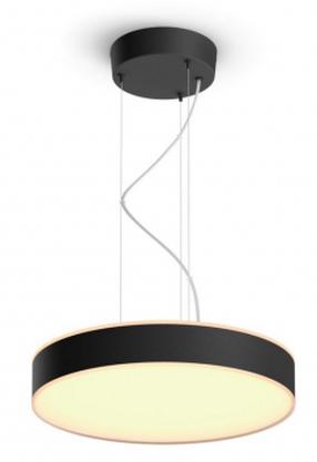 Išmanusis šviestuvas kabinamas Philips Hue Enrave 915005998101, LED, 2200 - 6500 °K, 1 x 33.5 W, balta sp. / juoda sp.