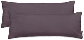 Pagalvės užvalkalas Restilo Amber, ruda, 120 cm x 40 cm, 2 vnt.