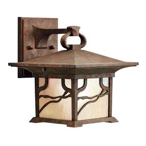 Sieninis lauko šviestuvas Quintiesse Morris, 60W, E27, IP44, vario sp., 20.3 cm x 23.7 cm