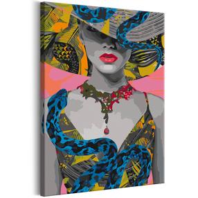 Tapymas pagal skaičius Artgeist Snake Goddess MA_0705, įvairių spalvų, 40 x 60 cm