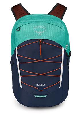 Turistinė kuprinė Osprey Quasar, mėlyna sp./žalia sp., 26 l, 13"