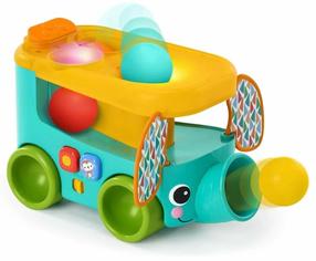 Развивающая игра, автобус Bright Starts Pop & Roll Safari, многоцветный